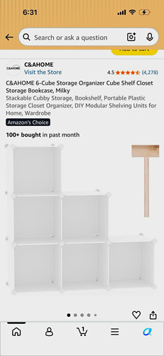 Ahome cube stackable - 6-cube,